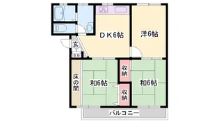 旭ハイツ【202号室】の間取り