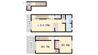 ソレイユ白浜北Ⅰ【2階】の間取り