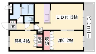 カサミラドールグランデ【2階】の間取り