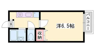 クリエイト天満A【201号室】の間取り