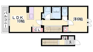 サンセールⅦ【2階】の間取り