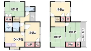 兵庫県姫路市辻井3丁目【一戸建】の間取り