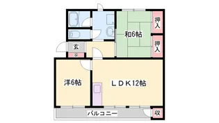 レオパレスⅠ【1階】の間取り