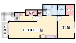 ハマナスⅠ【1階】の間取り
