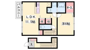 ブリーズ アレイ【2階】の間取り