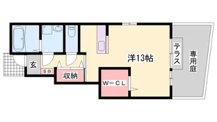 アゼリア大善【101号室】の間取り