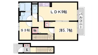 ヴァルトC棟【203号室】の間取り