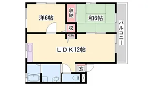 ベルコスモス【A202号室】の間取り