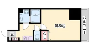 エクセル姫路【4階】の間取り