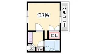 シャンⅠ【28号室】の間取り