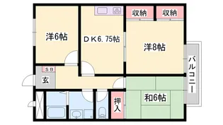 メゾン・ド・リポ【2階】の間取り
