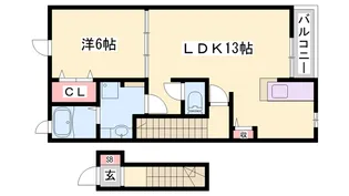 cell cubeⅡ【2階】の間取り