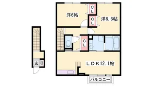 グランヒル青山【2階】の間取り