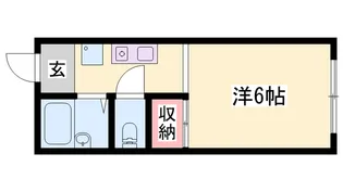 カルム白浜町【1階】の間取り