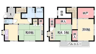 兵庫県姫路市伊伝居【一戸建】の間取り