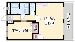 アベニール細江【2階】の間取り