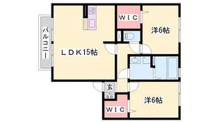 リベールコート【2階】の間取り
