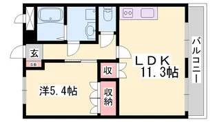 サンフィット【2階】の間取り