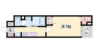 パティオ【2階】の間取り