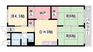 メゾン小松【305号室】の間取り