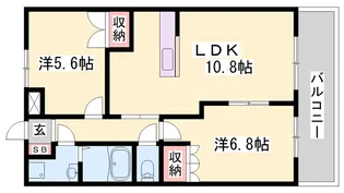 コンフォース【1階】の間取り