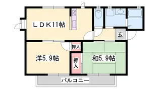 Fragrance Complet【1階】の間取り