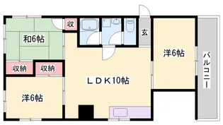 中村マンション【2階】の間取り