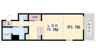 ポーシェガーデン5【4階】の間取り