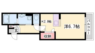 ソルテ東加古川駅前【3階】の間取り