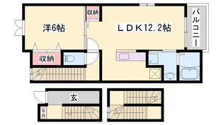 アーバン・ヒルズ【3階】の間取り