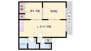 OAFLAT東南 A棟【102号室】の間取り