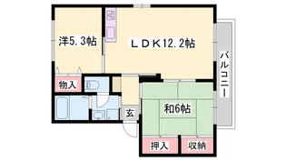 シャーメゾン蒲田【A201号室】の間取り