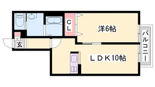 エンカーサ加古川駅北【2階】の間取り