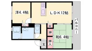 シャーメゾン稲美【103号室】の間取り