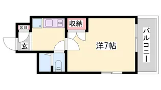 プレアール姫路龍野町【6階】の間取り