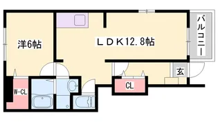オールウェイズ潤【103号室】の間取り