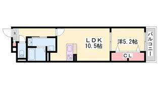 MISTRAL神田町【401号室】の間取り