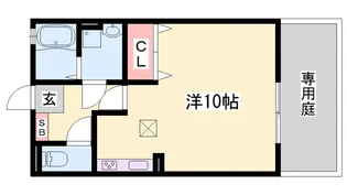 アバンセ グリーン【1階】の間取り