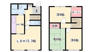 タナカハイツ【1階】の間取り
