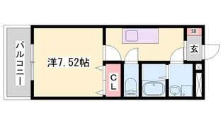 エクセル姫路【5階】の間取り