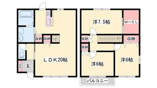 パシオン真【1階】の間取り