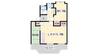 岡﨑コーポ【2階】の間取り