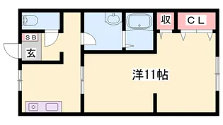 大開マンション【1階】の間取り