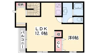グレープアイズ【202号室】の間取り