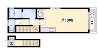ロイヤルサンマリノ【2階】の間取り