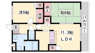 アムールエバーハイツ【1階】の間取り