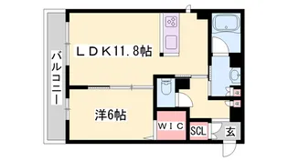 シャーメゾンフルール【3階】の間取り