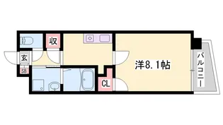 ESレジデンス【5階】の間取り