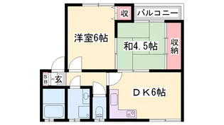 山本ハイツ【201号室】の間取り