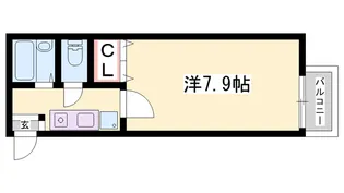 クリエイト興浜【2階】の間取り